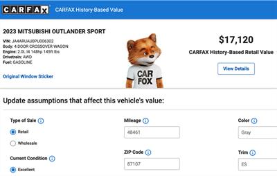 2023 Mitsubishi Outlander Sport ES   - Photo 2 - Albuquerque, NM 87107