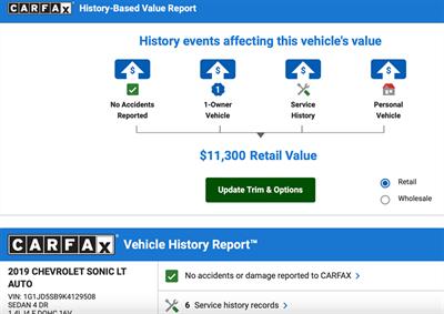 2019 Chevrolet Sonic LT Auto   - Photo 3 - Albuquerque, NM 87107