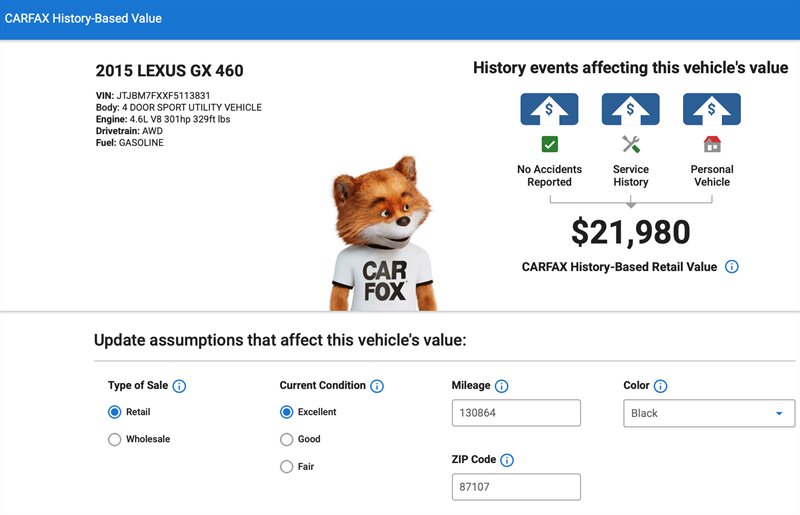 2015 Lexus GX 460 4X4  