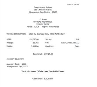 2023 Kia Sportage LX   - Photo 4 - Albuquerque, NM 87107