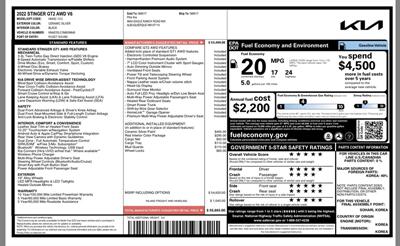 2022 Kia Stinger GT2   - Photo 10 - Albuquerque, NM 87110