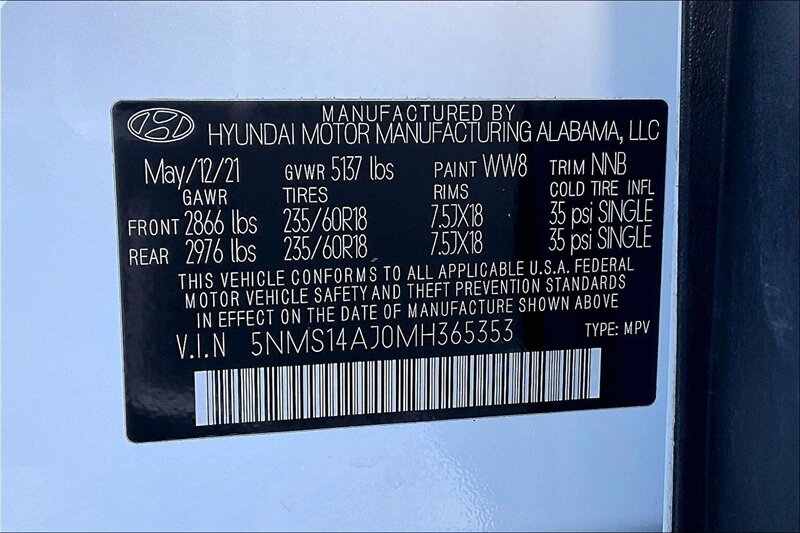 2021 Hyundai SANTA FE SE - Photo 34 - Ponce, AL 00717