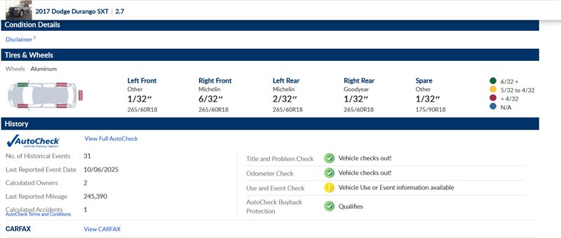 2017 Dodge Durango SXT - Photo 7 - San Diego, CA 92154