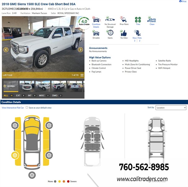 2018 GMC Sierra 1500 SLE   - Photo 1 - San Diego, CA 92154