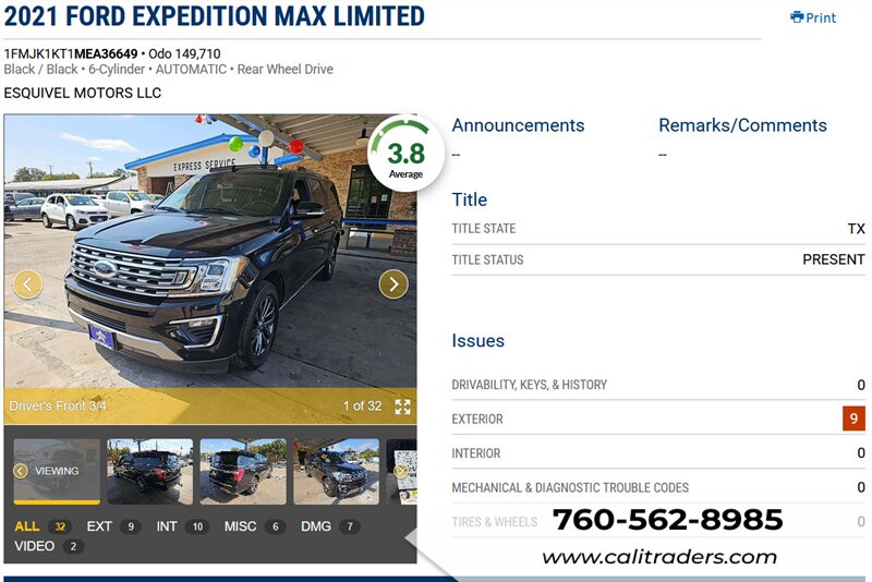 2021 Ford Expedition MAX Limited  