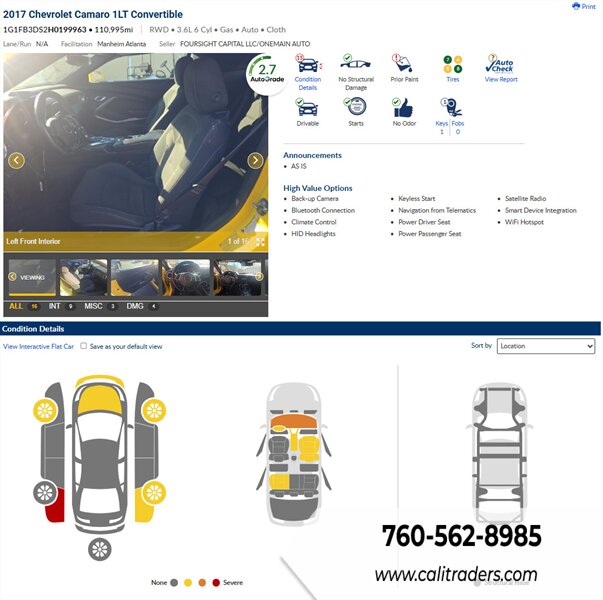 2017 Chevrolet Camaro LT   - Photo 1 - San Diego, CA 92154