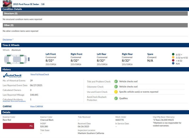 2015 Ford Focus SE - Photo 4 - San Diego, CA 92154