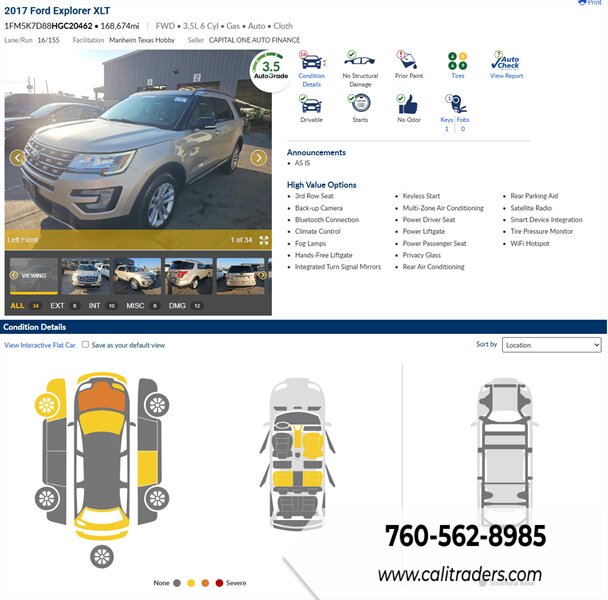 2017 Ford Explorer XLT   - Photo 1 - San Diego, CA 92154