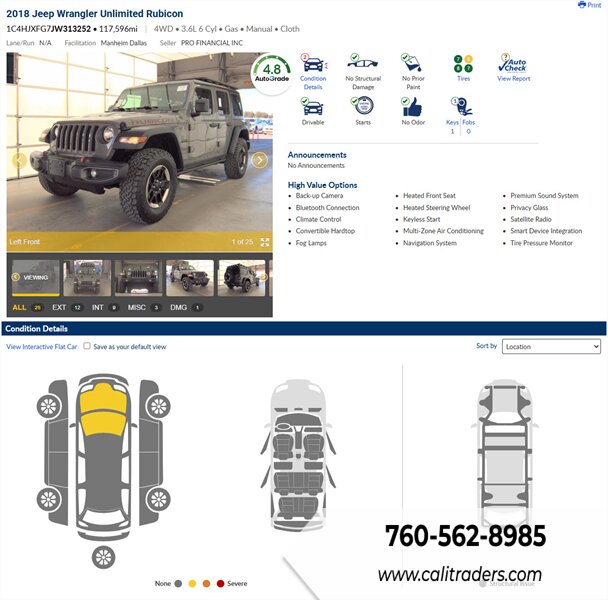 2018 Jeep Wrangler Unlimited Rubicon   - Photo 1 - San Diego, CA 92154