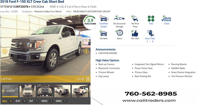 2018 Ford F-150 XLT   - Photo 1 - San Diego, CA 92154