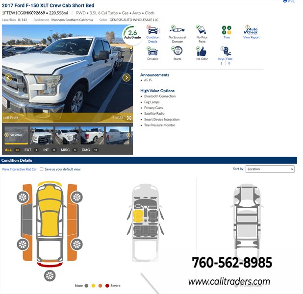 2017 Ford F-150 XLT   - Photo 1 - San Diego, CA 92154