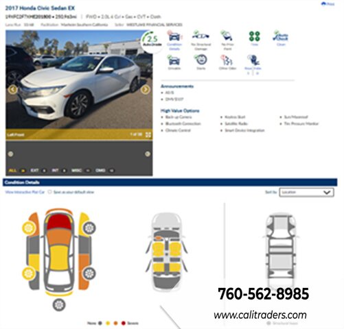 2017 Honda Civic EX   - Photo 1 - San Diego, CA 92154