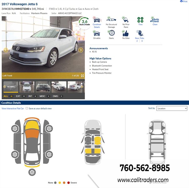 2017 Volkswagen Jetta 1.4T S   - Photo 1 - San Diego, CA 92154