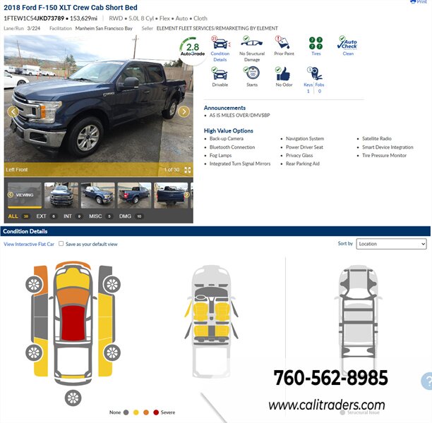 2018 Ford F-150 XLT   - Photo 1 - San Diego, CA 92154