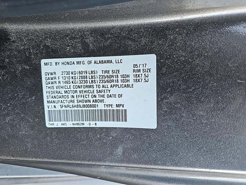 2018 Honda Odyssey Touring - Photo 8 - San Diego, CA 92154