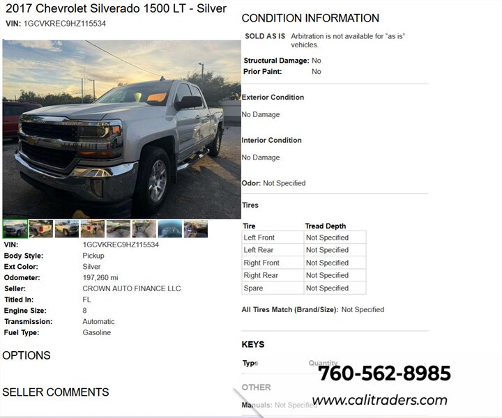 2017 Chevrolet Silverado 1500 LT   - Photo 1 - San Diego, CA 92154