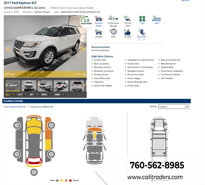 2017 Ford Explorer XLT   - Photo 1 - San Diego, CA 92154