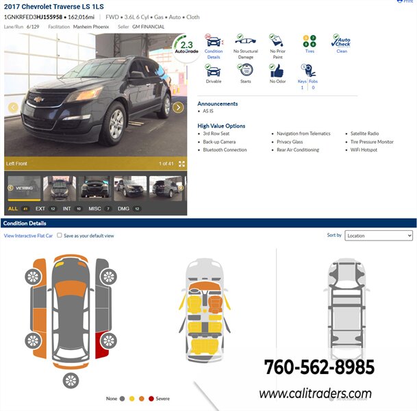 2017 Chevrolet Traverse LS   - Photo 1 - San Diego, CA 92154