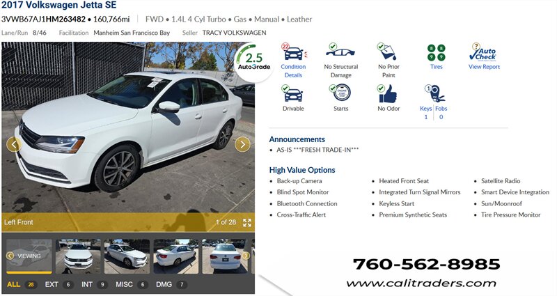 2017 Volkswagen Jetta 1.4T SE   - Photo 1 - San Diego, CA 92154