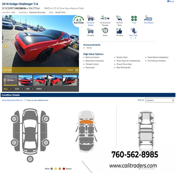 2018 Dodge Challenger T/A   - Photo 1 - San Diego, CA 92154