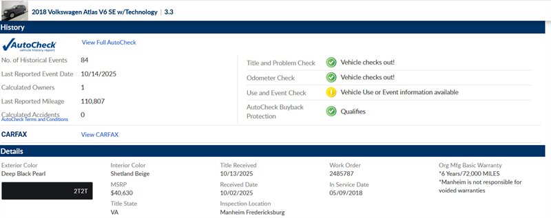 2018 Volkswagen Atlas V6 SE 4Motion - Photo 5 - San Diego, CA 92154
