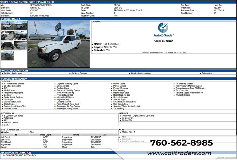 2018 Ford F-150 XL   - Photo 1 - San Diego, CA 92154