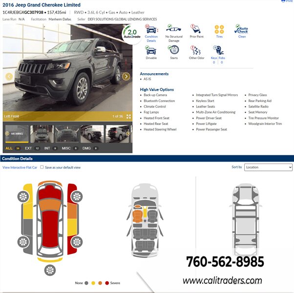 2016 Jeep Grand Cherokee Limited   - Photo 1 - San Diego, CA 92154