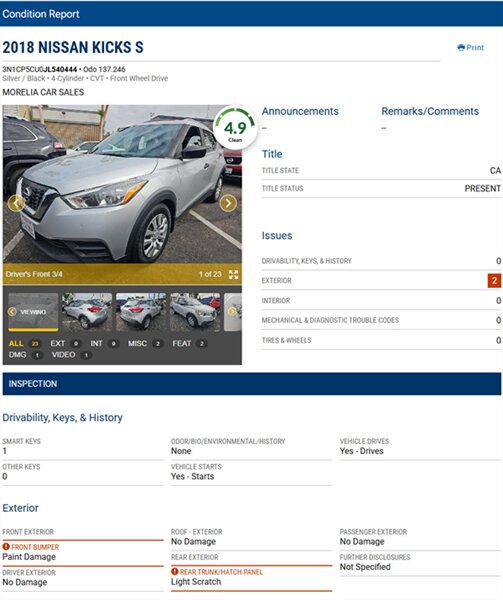 2018 Nissan Kicks SV   - Photo 1 - San Diego, CA 92154