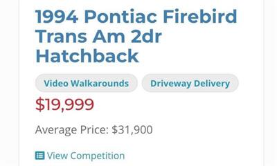 1994 Pontiac Firebird Trans Am  5.7 V8 auto - Photo 11 - Brea, CA 92822