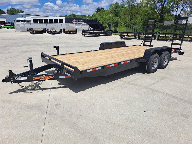 2025 DownEarth 82 x 20 ft. 10k Equipment Trailer Tandem Equipment  