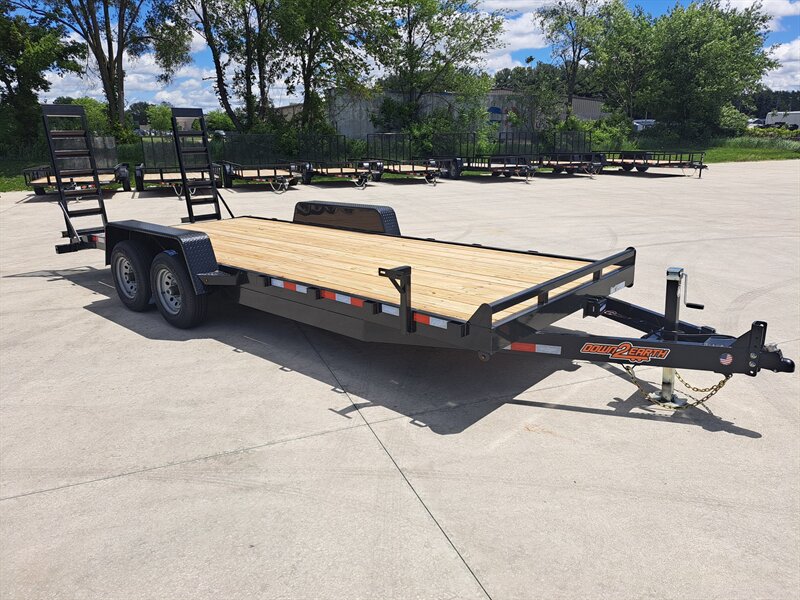 2025 DownEarth 82 x 20 ft. 10k Equipment Trailer Tandem Equipment  