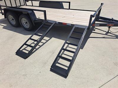 2025 DownEarth 82 " x 16' Dual ATV Tandem Axle Utility   - Photo 2 - Goshen, IN 46526