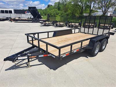 2025 DownEarth 82 " x 14' Tandem Axle Utility   - Photo 2 - Goshen, IN 46526