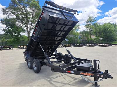 2025 DownEarth 7x14 14k Dump Trailer Tandem Dump   - Photo 2 - Goshen, IN 46526
