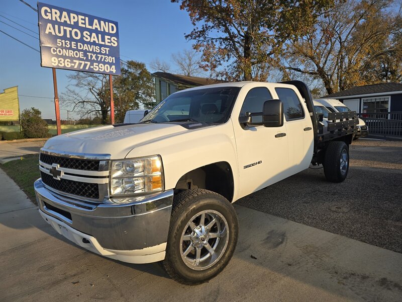 2012 Chevrolet Silverado 3500 Work Truck  Flat Bed Gooseneck