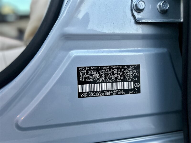 2011 Lexus LEXUS ES 350 NAVIGATION 39K SUPER LOW MILES YOUTUBE VIDEO   - Photo 47 - Stafford, TX 77477