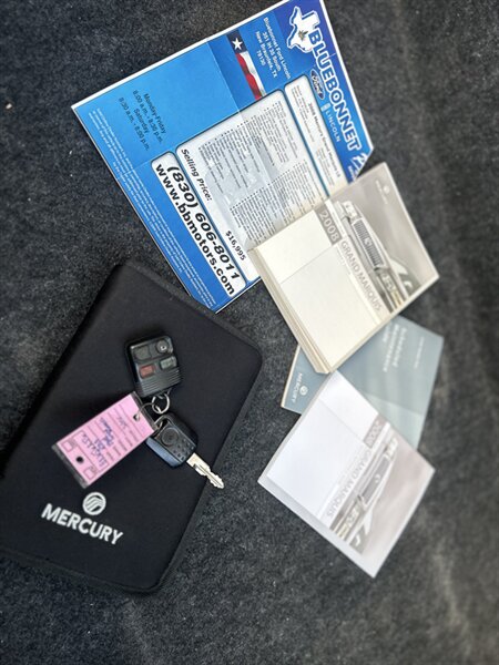 2008 Mercury MERCURY GRAND MARQUIS LS LEATHER WOOD 88K LOW MILES YouTube VIDEO   - Photo 77 - Stafford, TX 77477