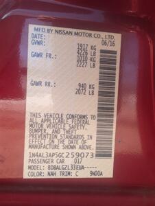 2016 Nissan Altima 2.5 S - Photo 8 - Houston, MO 65483