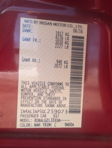 2016 Nissan Altima 2.5 S - Photo 8 - Houston, MO 65483