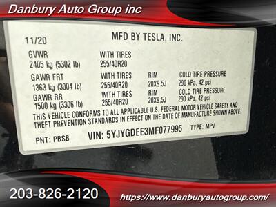 2021 Tesla Model Y Long Range   - Photo 11 - Danbury, CT 06810