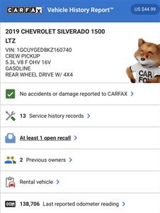 2019 Chevrolet Silverado 1500 LTZ   - Photo 23 - Fort Worth, TX 76111